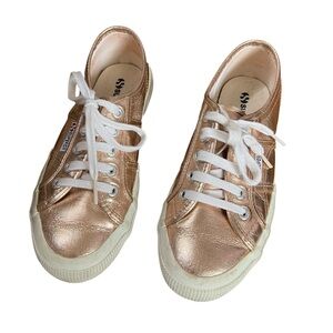 Superga Metallic Rose Gold 2750 COTMETU Sneakers US 7.5